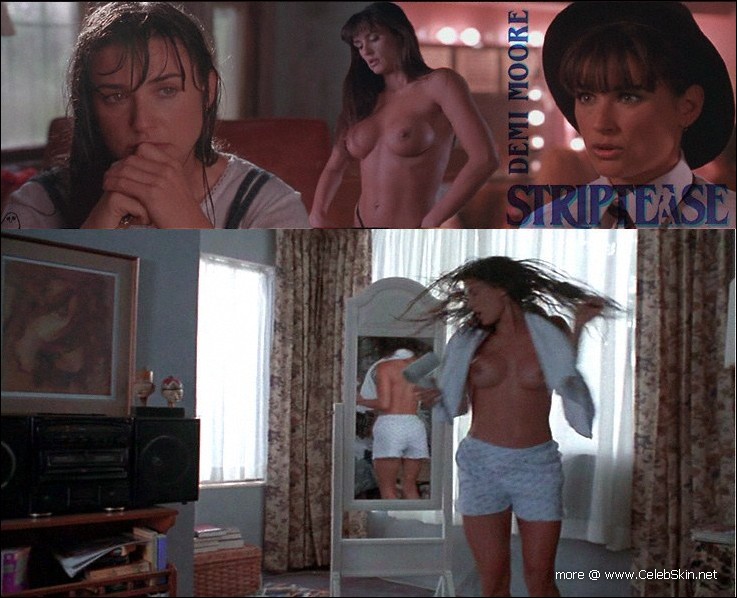 Pictures of Demi Moore StripTease nude sex scenes