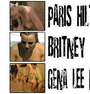 Britney Spears, paris hilton, gena lee nolin nude sex videos tapes, movie caps